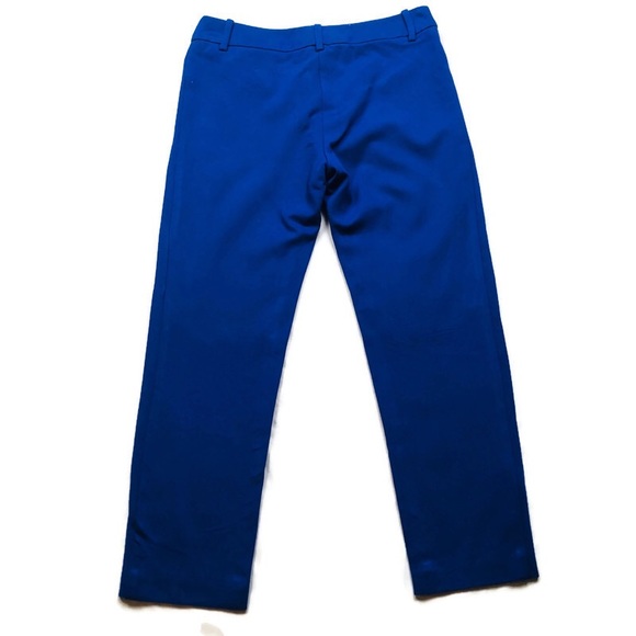 Trina Turk Cobalt Blue Slim Ankle Pants Sz 2 - Picture 5 of 6